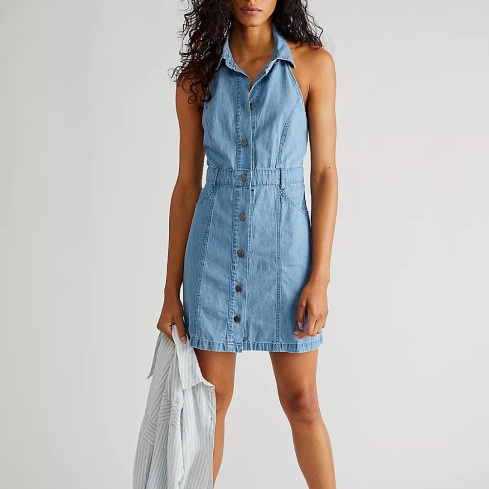 Free People Sami Mini Halter Dress